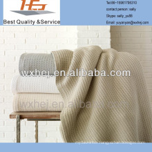 cotton waflle hotel home thermal cellular blanket